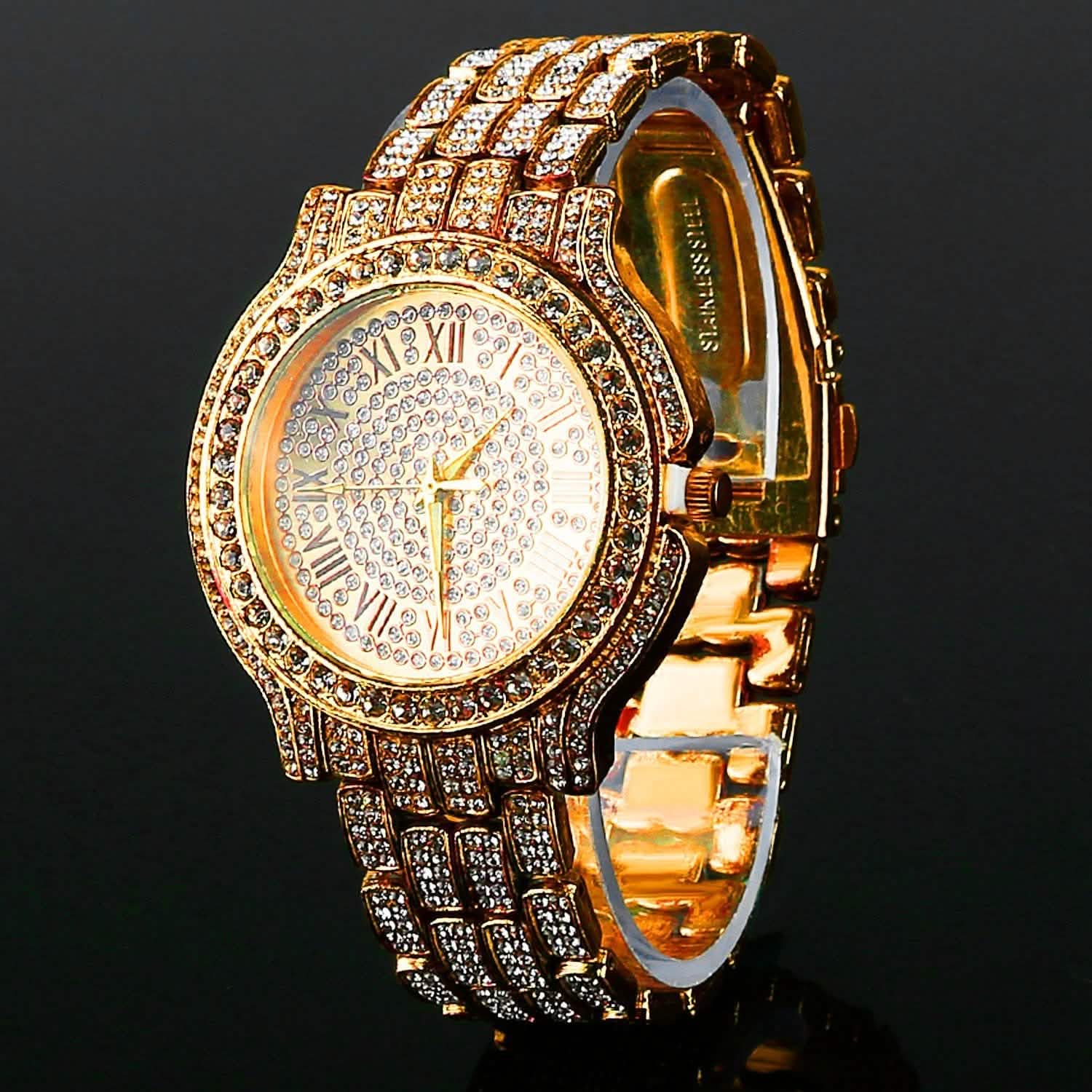 Luxury Crystal Rhinestone Quartz Watch DailySale