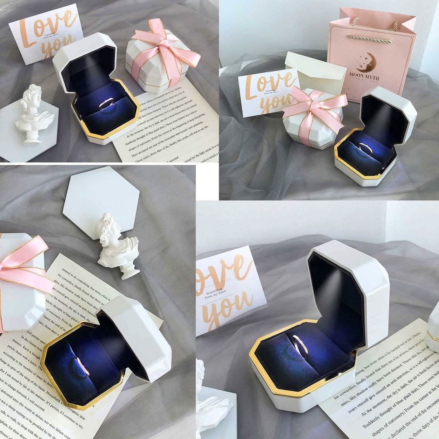 Luxury Ring Box with LED Light DailySale