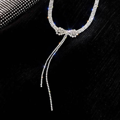 Luxury Trendy Crystal Choker Necklace Clavicle Chain Necklace For Women Wedding Fashion Jewelry Collar DailySale