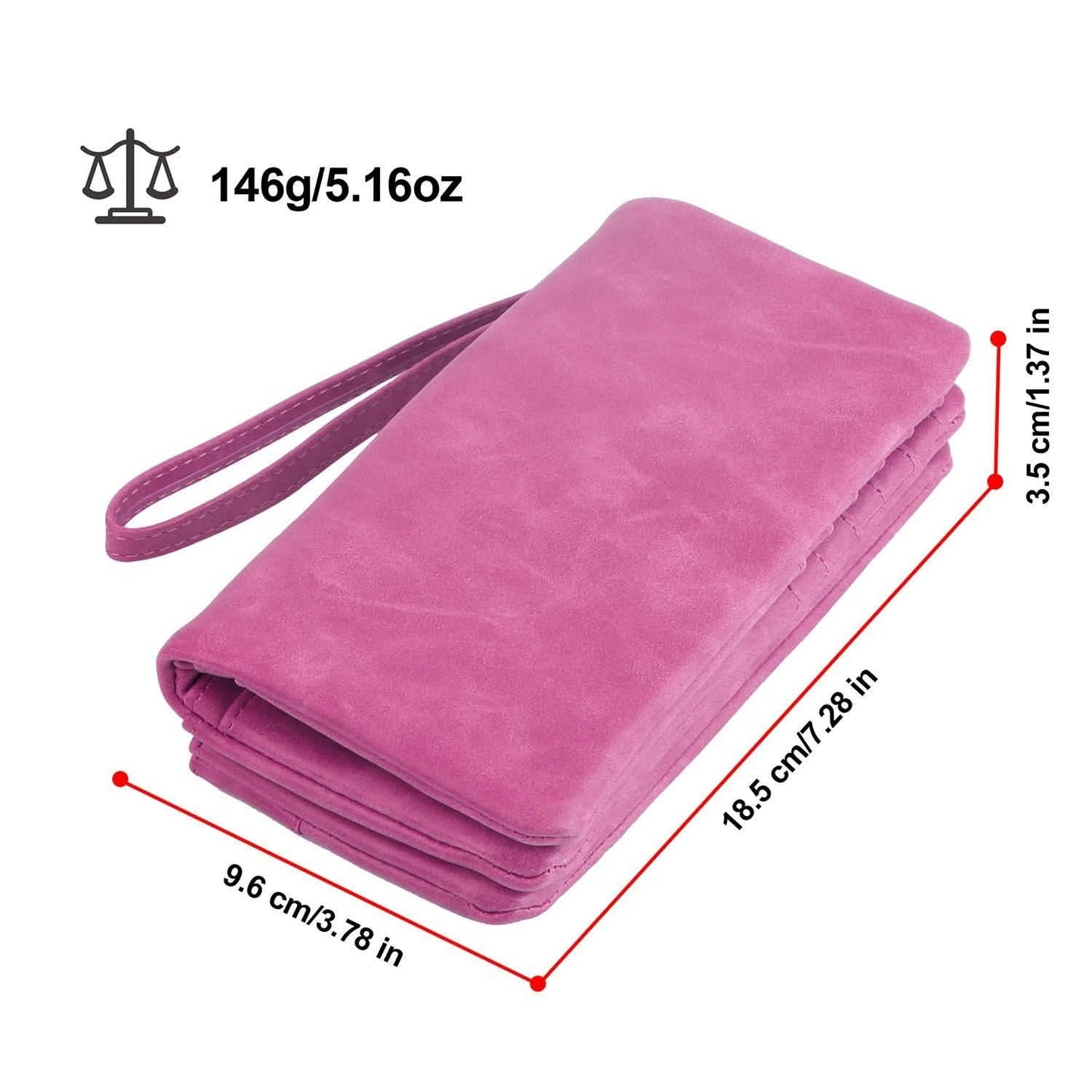 Luxury Women's Leather Clutch Wallet DailySale