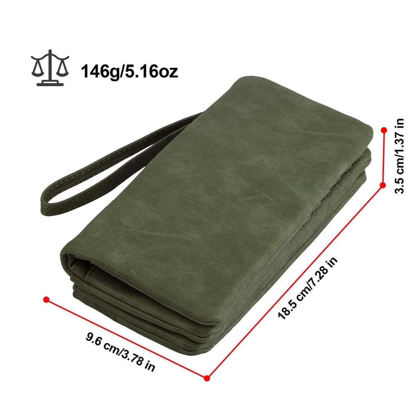 Luxury Women's Leather Clutch Wallet DailySale