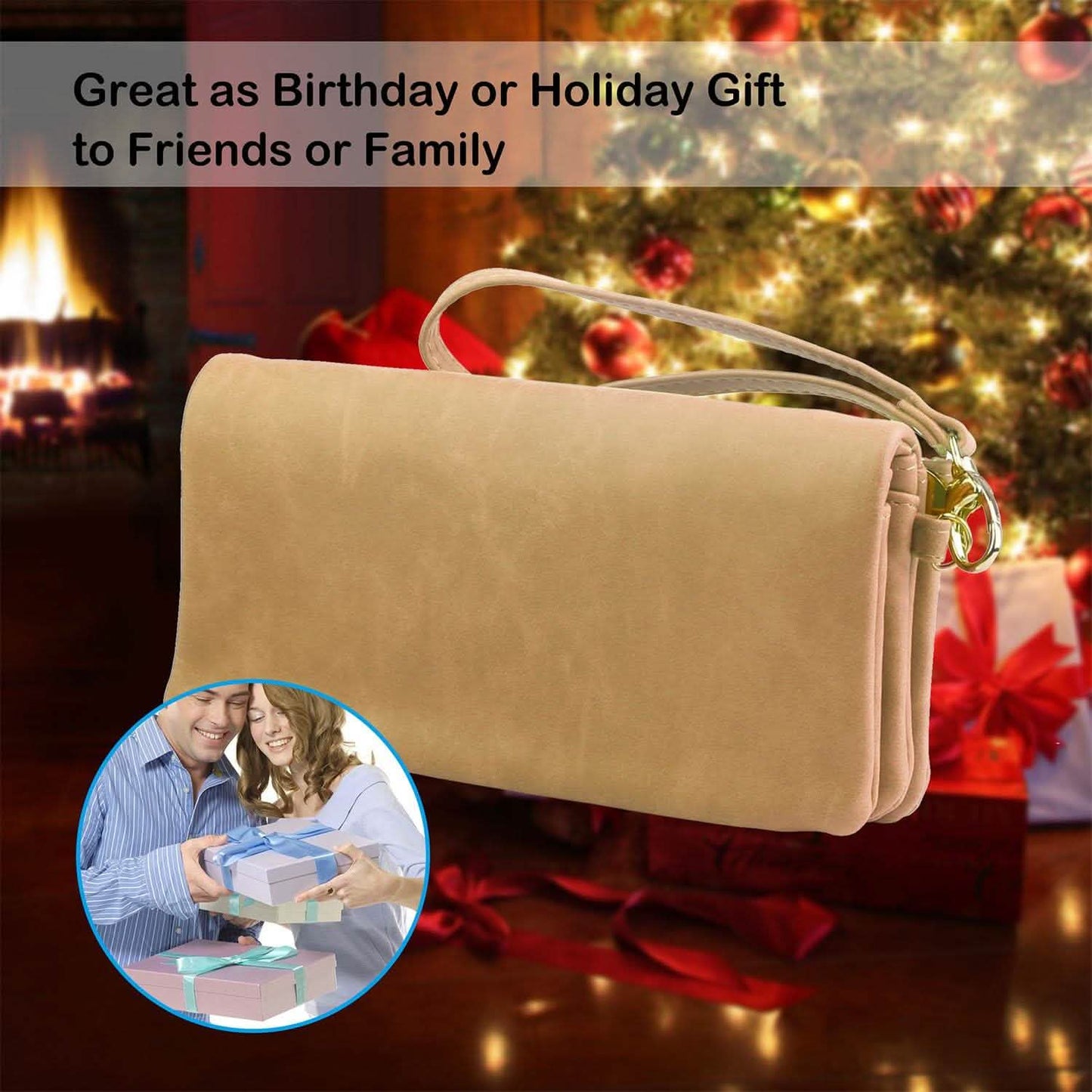 Luxury Women's Leather Clutch Wallet DailySale