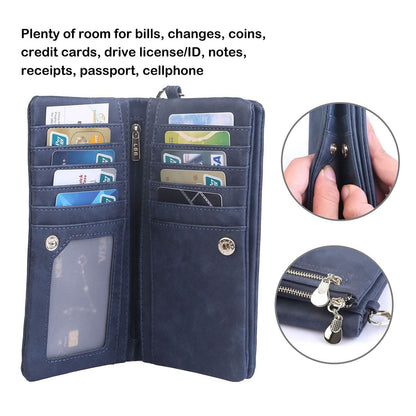 Luxury Women's Leather Clutch Wallet DailySale
