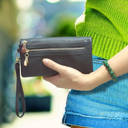 Luxury Women's Leather Clutch Wallet DailySale