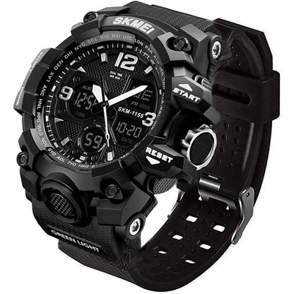 LYMFHCH Large Dual Dial Time Outdoor Army Wrist Watch Tactical DailySale
