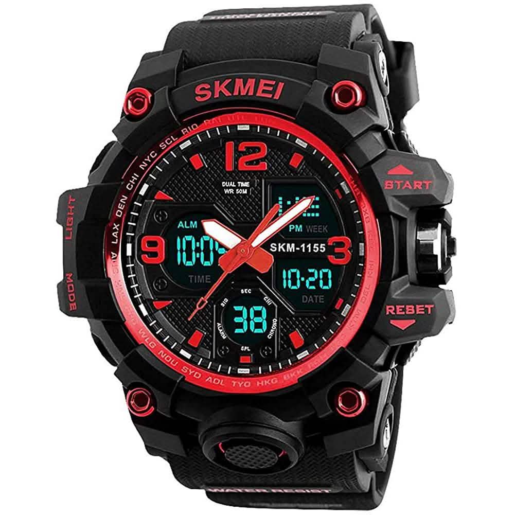 LYMFHCH Large Dual Dial Time Outdoor Army Wrist Watch Tactical DailySale