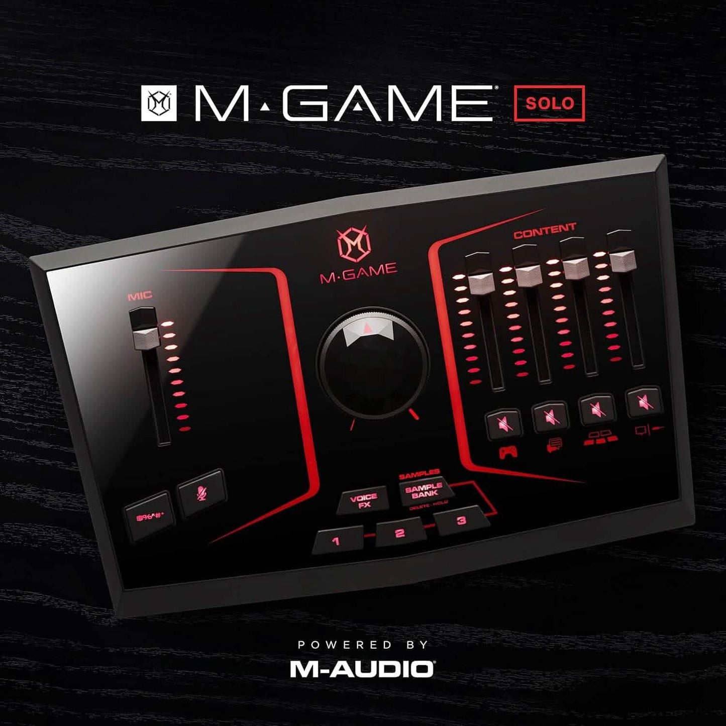 M-Game Solo USB Audio Interface Mixer for Streaming and Gaming  (Refurbished) DailySale