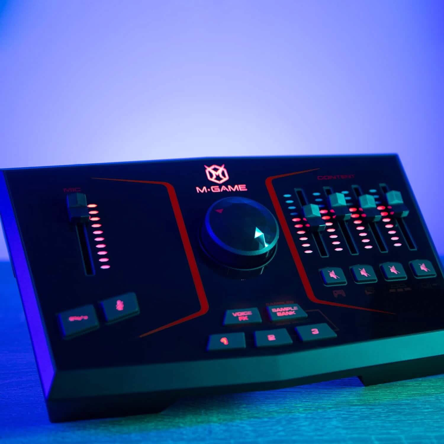 M-Game Solo USB Audio Interface Mixer for Streaming and Gaming  (Refurbished) DailySale