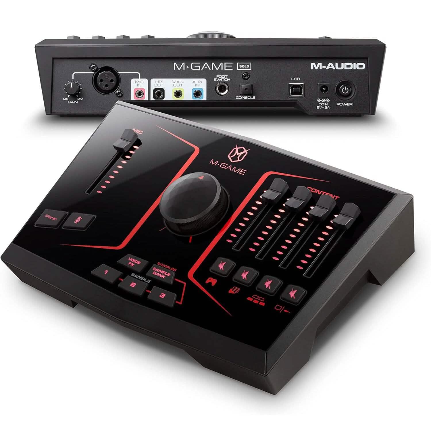 M-Game Solo USB Audio Interface Mixer for Streaming and Gaming  (Refurbished) DailySale