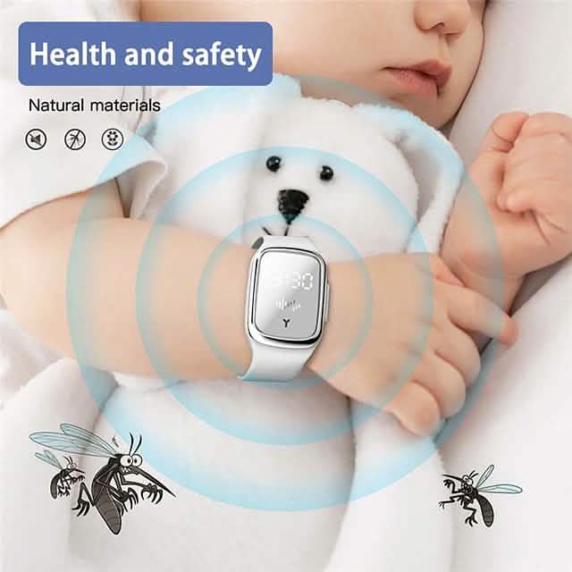 M2 Rechargeable Natural Ultrasonic Mosquito Repellent Watch DailySale