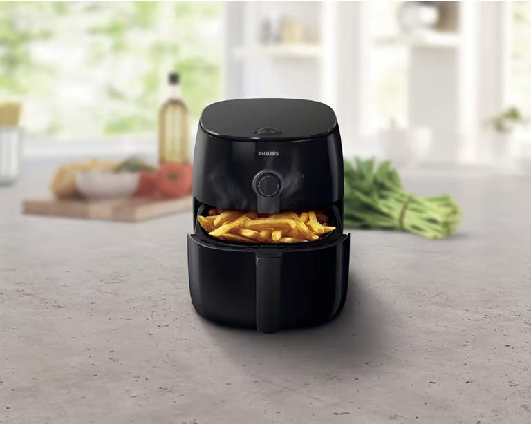 Philips Viva Collection TurboStar Airfryer, Black (HD9621/96) (Refurbished) DailySale