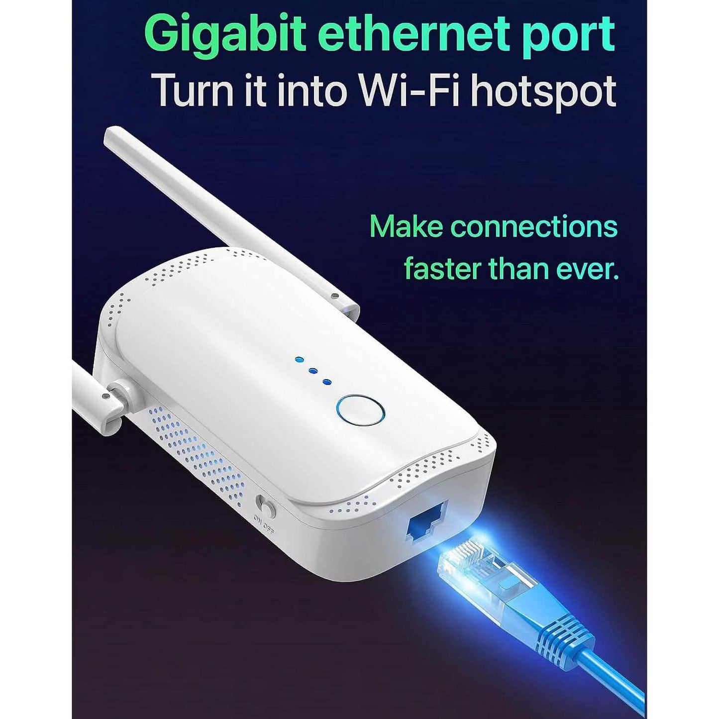Macard WiFi Extender Booster - 2023 Release Up to 74% Faster  (Refurbished) DailySale