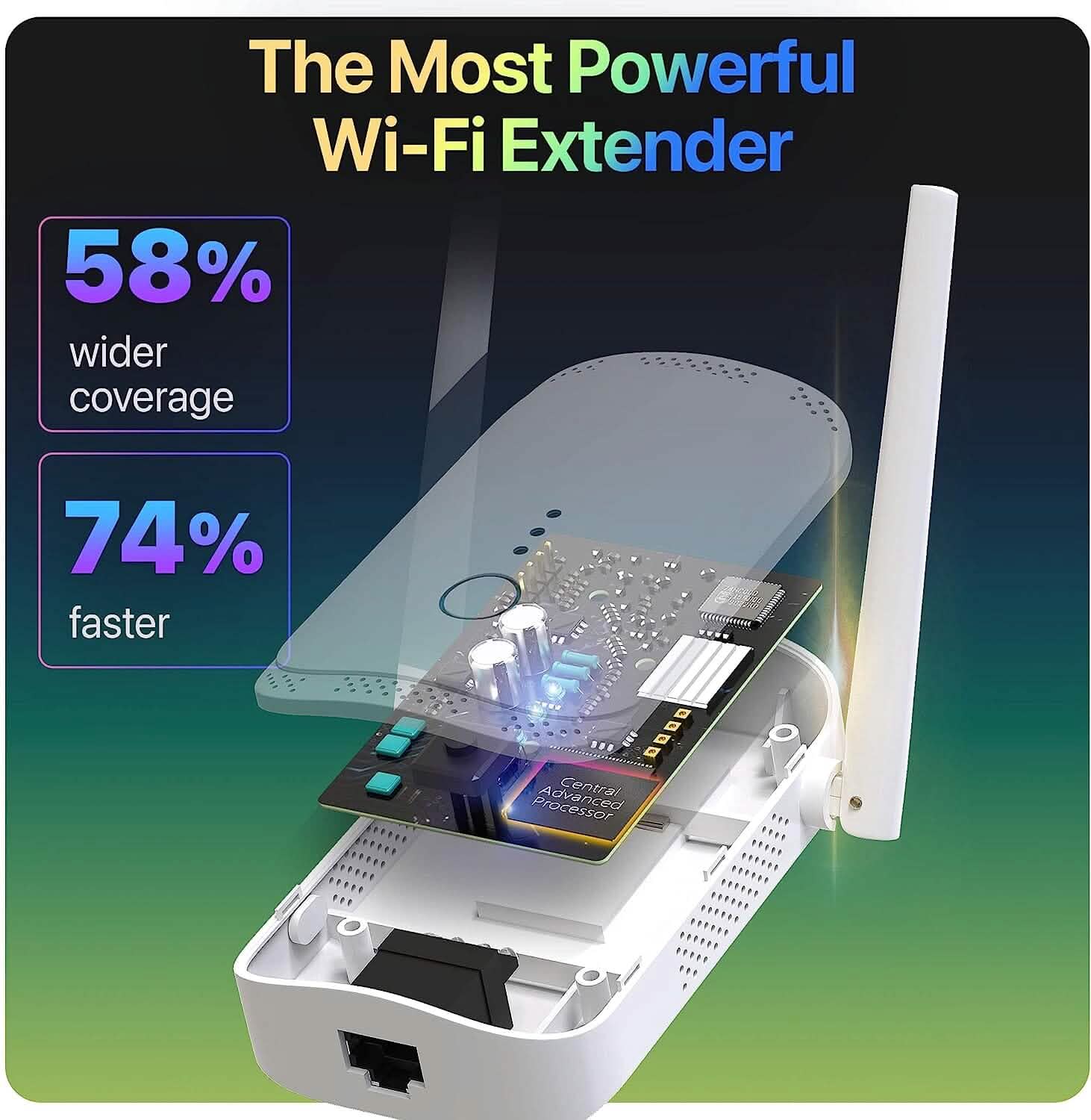 Macard WiFi Extender Booster - 2023 Release Up to 74% Faster  (Refurbished) DailySale