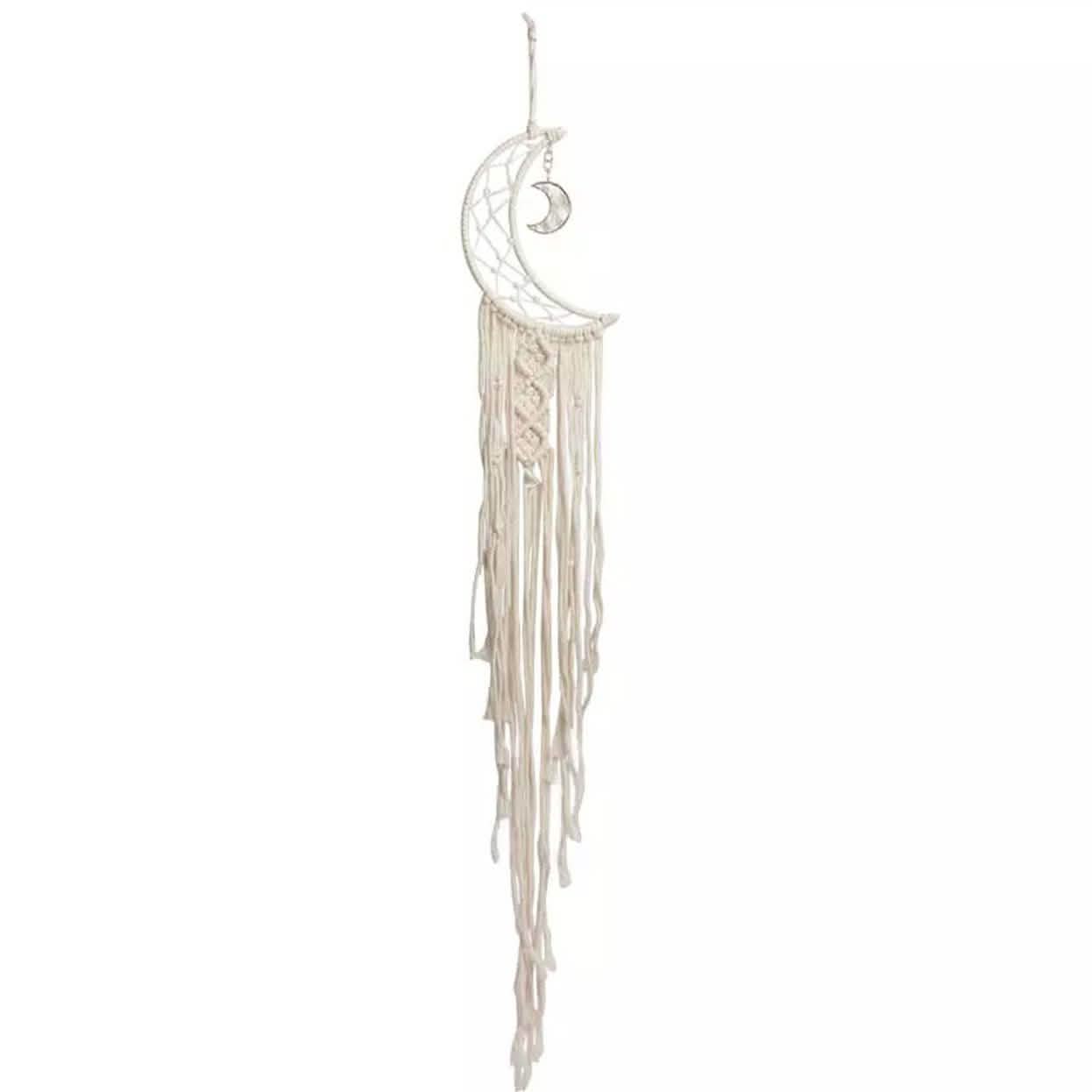 Macrame Woven Wall Hanging Boho Tapestry Moon Star Dreamcatcher Home Decor DailySale
