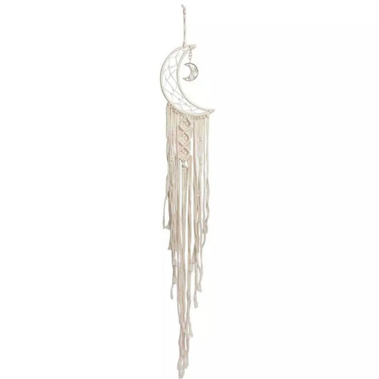 Macrame Woven Wall Hanging Boho Tapestry Moon Star Dreamcatcher Home Decor DailySale