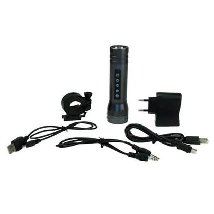 Magic Music Torch Bicycle LED Flashlight With Alarm DailySale