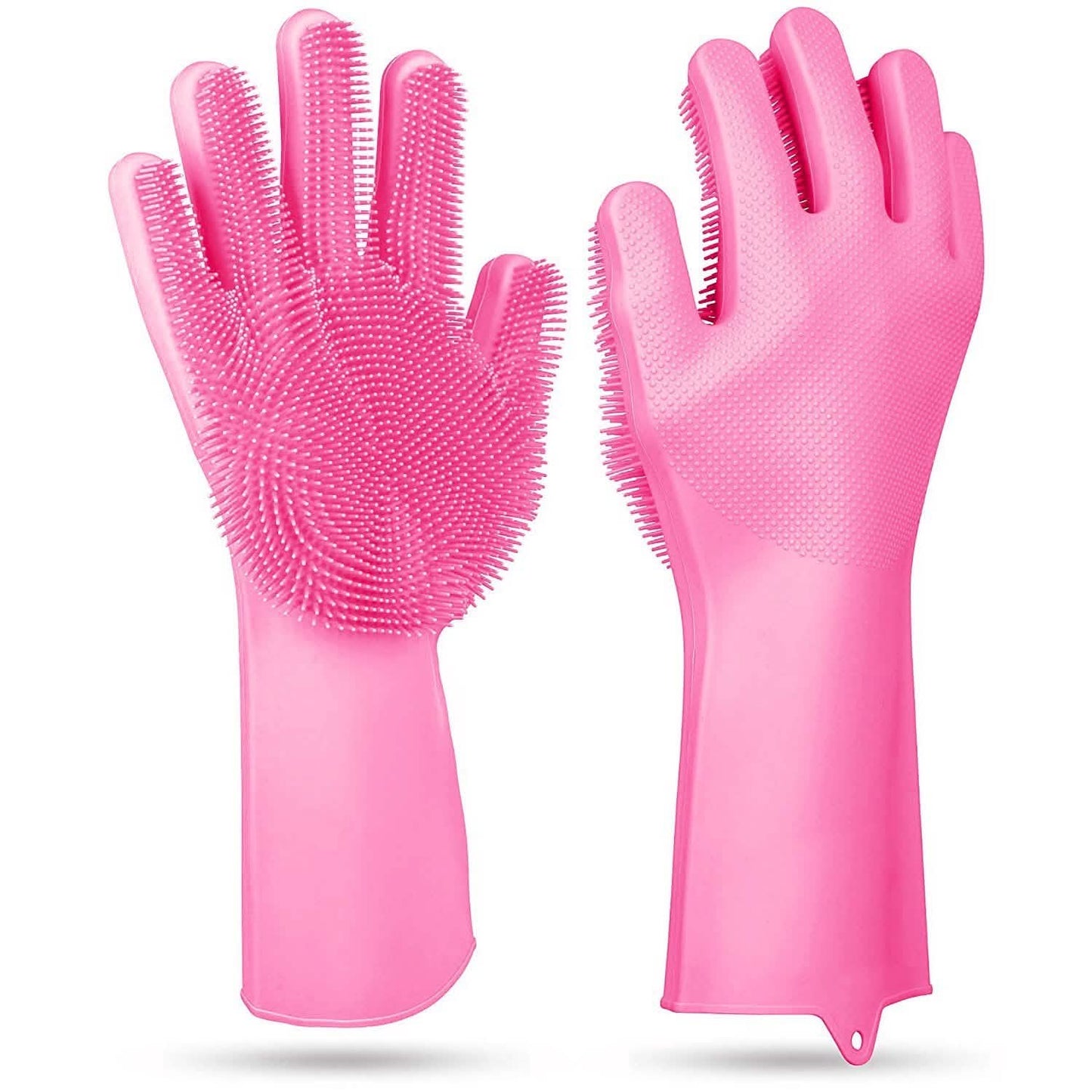 Magic Silicone Brush Dishwashing Gloves DailySale