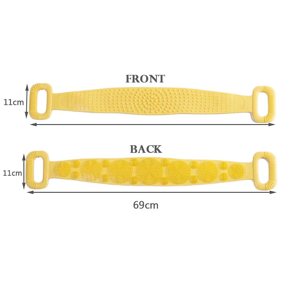 Magic Silicone Brush with Self-Adhesive Hook Bath Towel DailySale