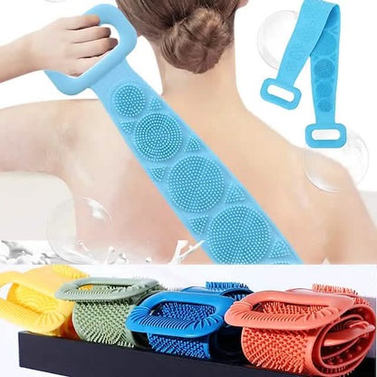 Magic Silicone Brush with Self-Adhesive Hook Bath Towel DailySale