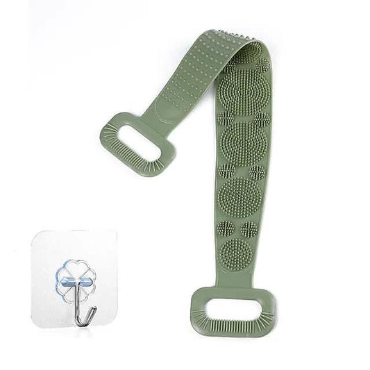 Magic Silicone Brush with Self-Adhesive Hook Bath Towel DailySale