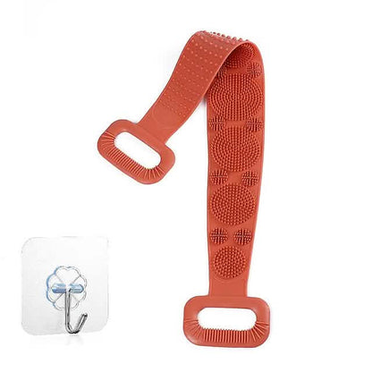 Magic Silicone Brush with Self-Adhesive Hook Bath Towel DailySale