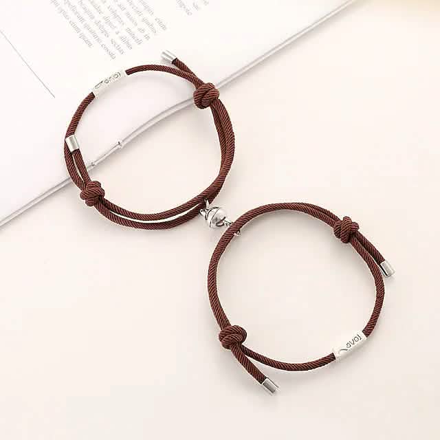 Magnetic Adjustable Simple Rope Couple Bracelet DailySale