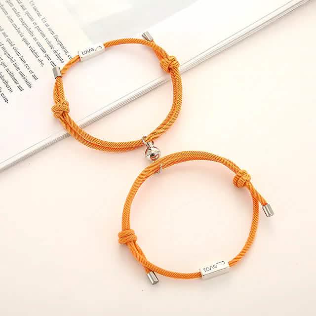 Magnetic Adjustable Simple Rope Couple Bracelet DailySale