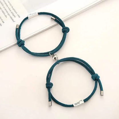 Magnetic Adjustable Simple Rope Couple Bracelet DailySale