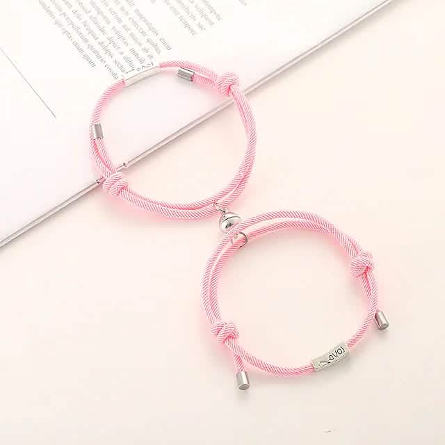Magnetic Adjustable Simple Rope Couple Bracelet DailySale