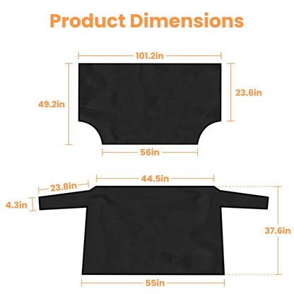 Magnetic Car Windshield Cover Front Rear Protector Fit for All Cars DailySale