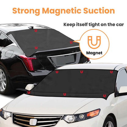 Magnetic Car Windshield Cover Front Rear Protector Fit for All Cars DailySale