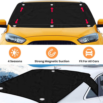 Magnetic Car Windshield Cover Front Rear Protector Fit for All Cars DailySale