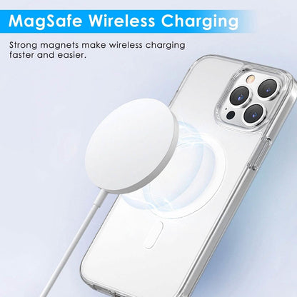 Magnetic Clear Phone Case Shockproof  Transparent Phone Cover DailySale