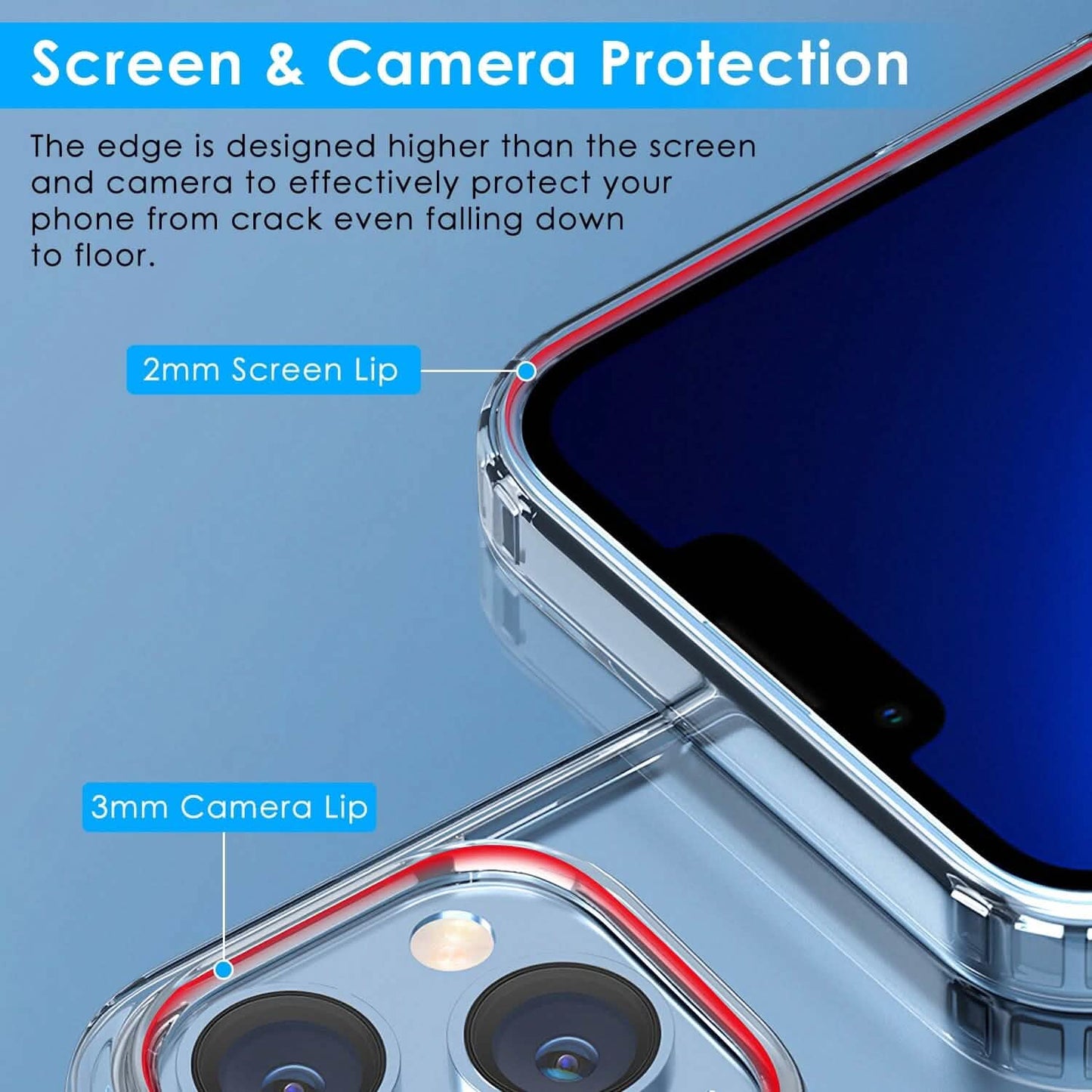 Magnetic Clear Phone Case Shockproof  Transparent Phone Cover DailySale