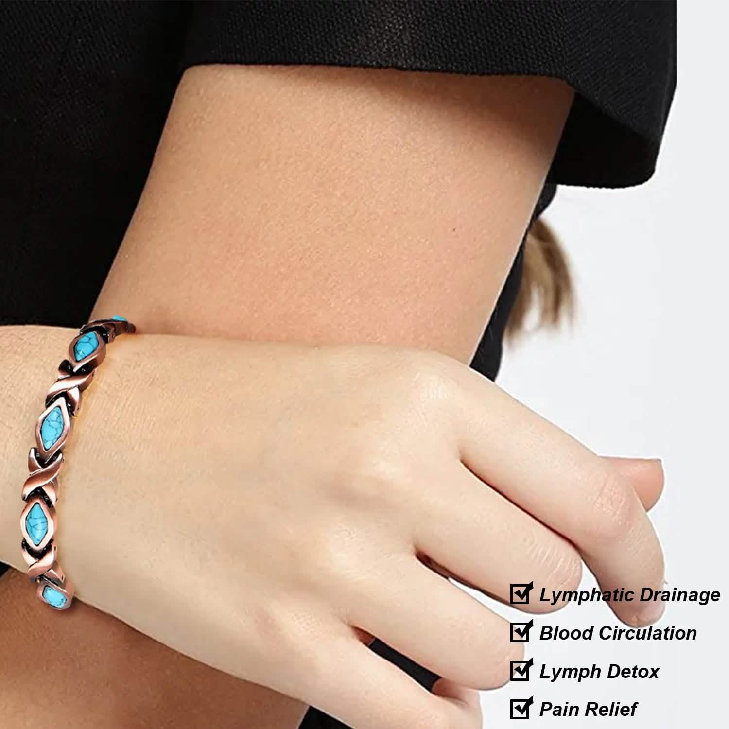 Magnetic Energy Therapy Pain Relief Copper Bracelet For Men And Women DailySale