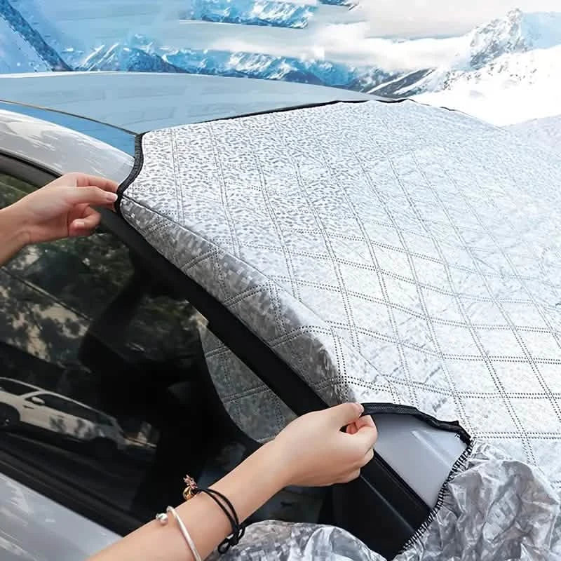 Magnetic Front Windscreen Sunshade Thickened Sunscreen Anti-UV Heat Insulation Snow Shield Cover DailySale