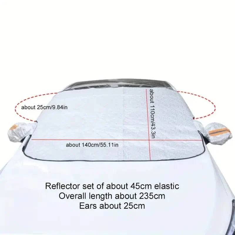 Magnetic Front Windscreen Sunshade Thickened Sunscreen Anti-UV Heat Insulation Snow Shield Cover DailySale