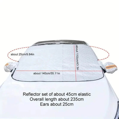 Magnetic Front Windscreen Sunshade Thickened Sunscreen Anti-UV Heat Insulation Snow Shield Cover DailySale