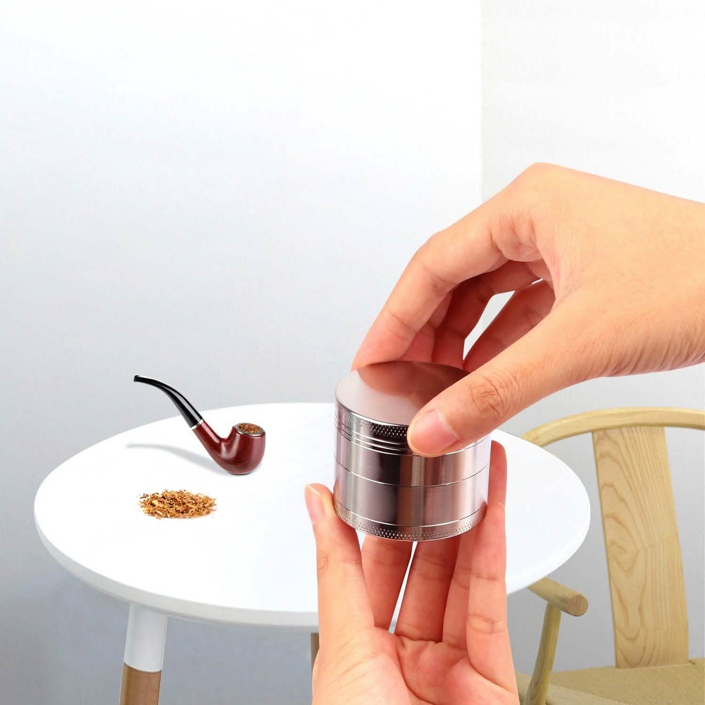 Magnetic Herb Spice Tobacco Grinder DailySale
