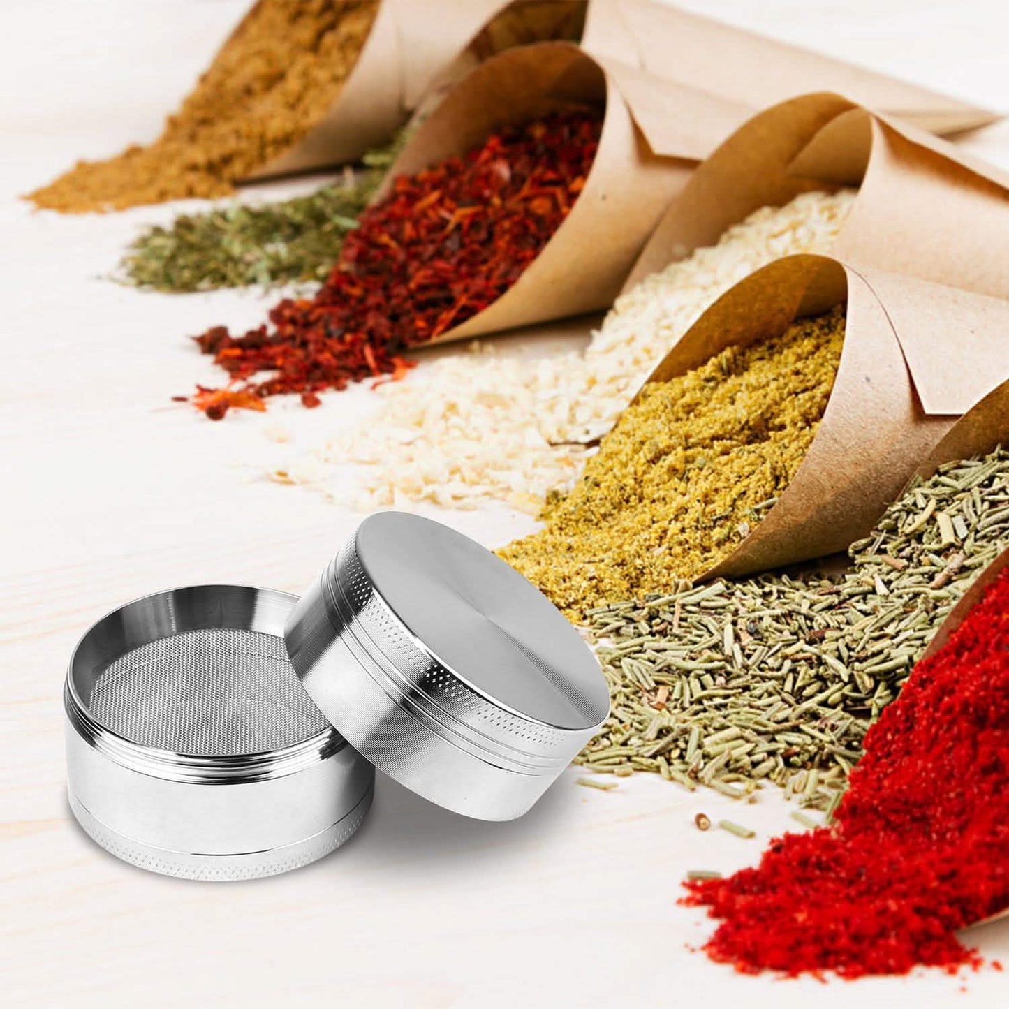 Magnetic Herb Spice Tobacco Grinder DailySale