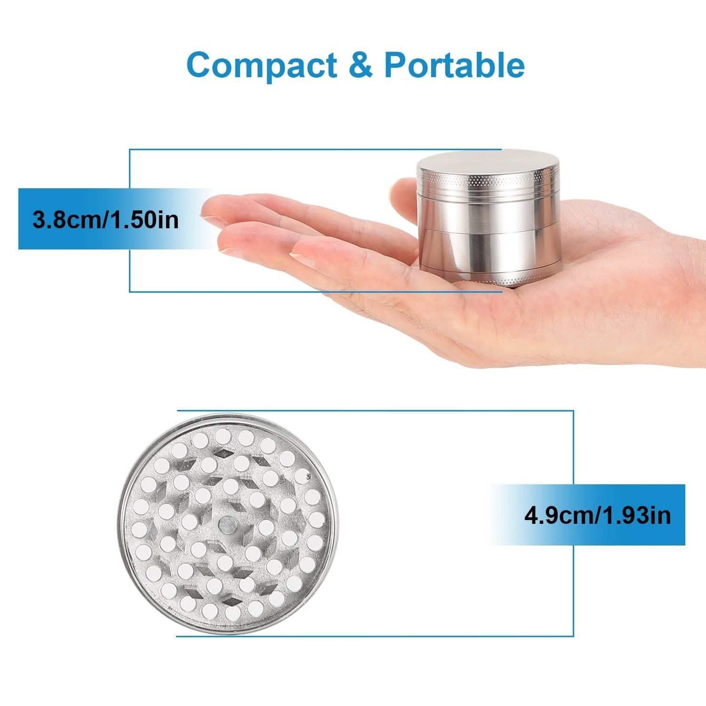 Magnetic Herb Spice Tobacco Grinder DailySale
