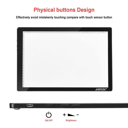Magnetic LED Artcraft Tracing Light Pad A4 Size Lightbox DailySale