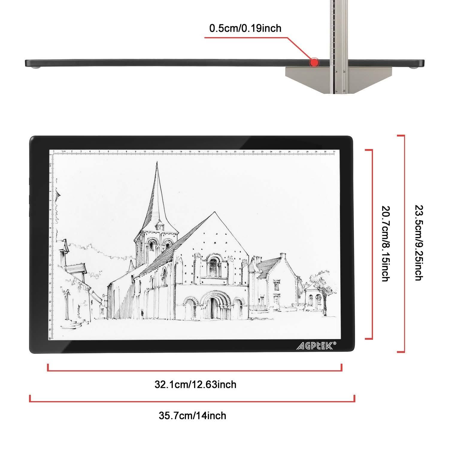 Magnetic LED Artcraft Tracing Light Pad A4 Size Lightbox DailySale