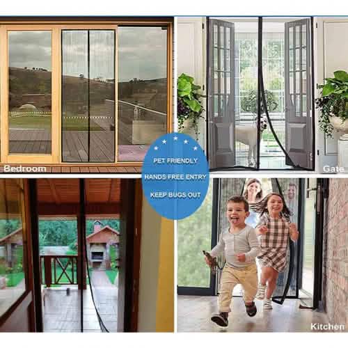 Magnetic Mesh Screen Door DailySale