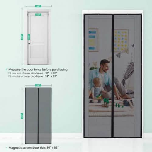 Magnetic Mesh Screen Door DailySale