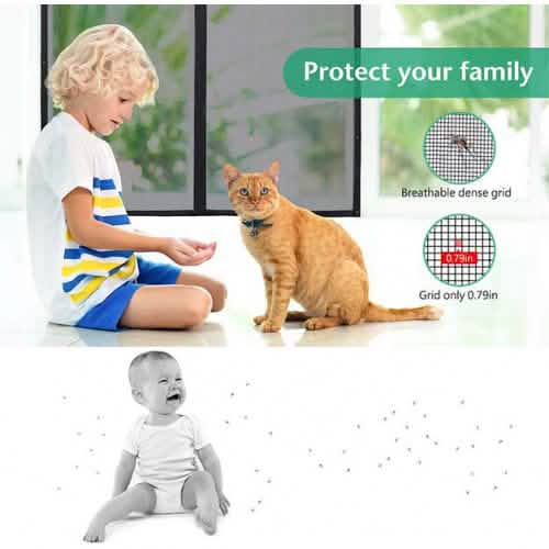 Magnetic Mesh Screen Door DailySale