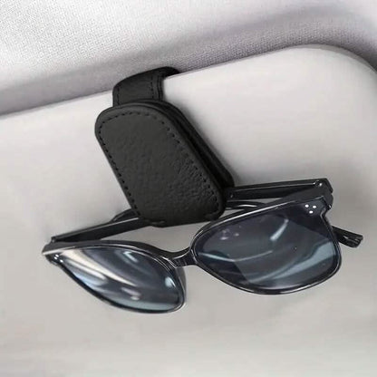 Magnetic PU Leather Car Visor Sunglasses Holder DailySale