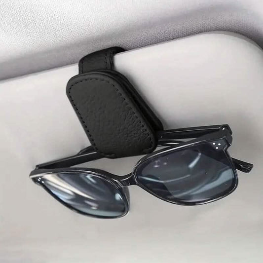 Magnetic PU Leather Car Visor Sunglasses Holder DailySale