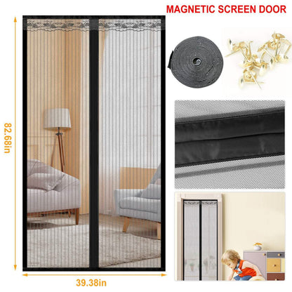 Magnetic Screen Door Hands-free Fly Mesh Door Curtain DailySale