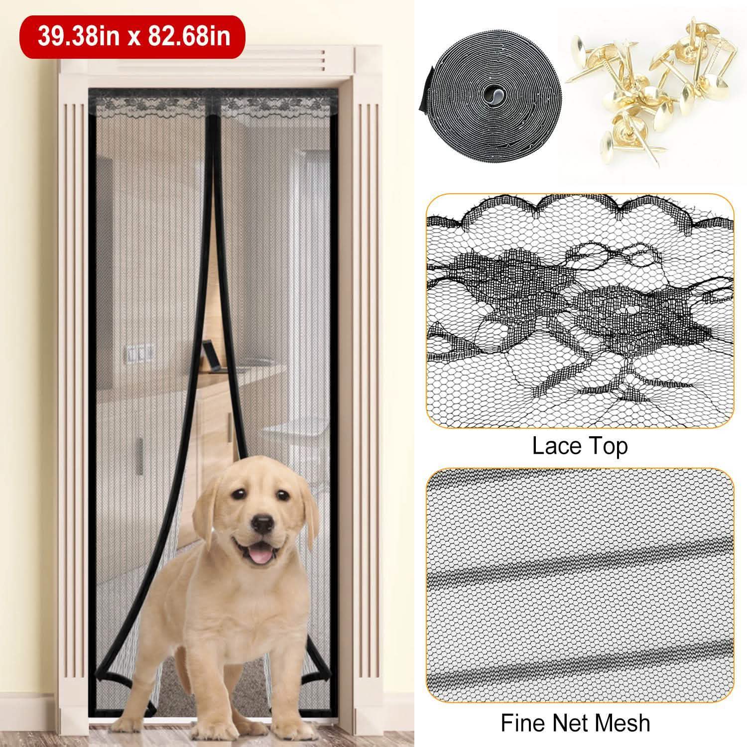 Magnetic Screen Door Hands-free Fly Mesh Door Curtain DailySale